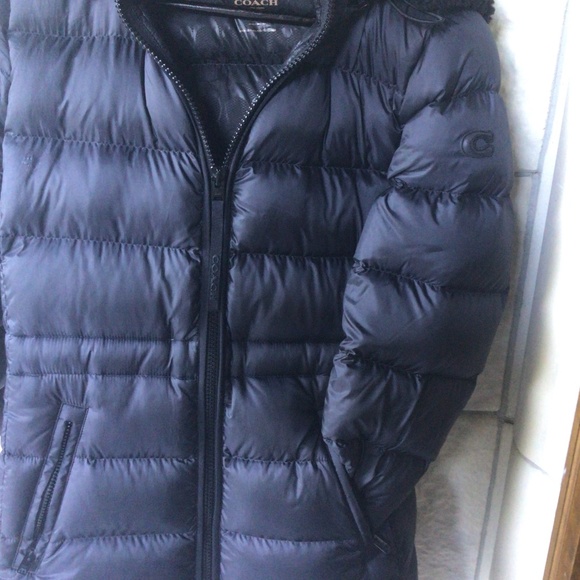 COACH NEW YORK Down Filled Parka-in Black - Picture 3 of 9